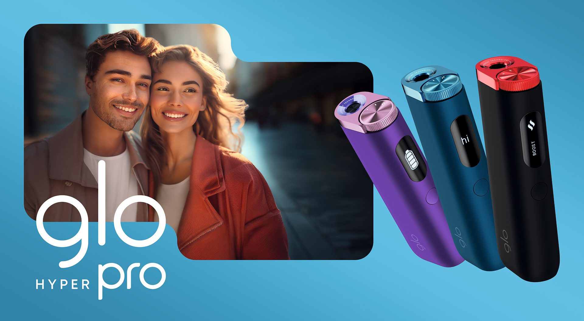 glo™ HYPER pro: первый девайс c дисплеем в линейке glo™